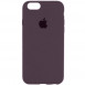 Чохол Silicone Case Full Protective (AA) для Apple iPhone SE (2020) Фіолетовий / Elderberry