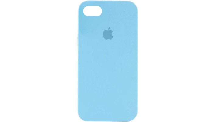 Чехол Silicone Case Full Protective (AA) для Apple iPhone SE (2020) Бирюзовый / Swimming pool - фото