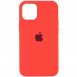 Чохол Silicone Case Full Protective (AA) для Apple iPhone 12 Pro / 12 (6.1") Кавуновий / Watermelon red