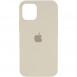 Чохол Silicone Case Full Protective (AA) для Apple iPhone 12 Pro / 12 (6.1") Бежевий / Antigue White