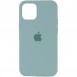 Чохол Silicone Case Full Protective (AA) для Apple iPhone 12 Pro / 12 (6.1") Бірюзовий / Turquoise
