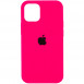 Чохол Silicone Case Full Protective (AA) для Apple iPhone 12 Pro / 12 (6.1") Рожевий / Barbie pink