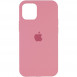 Чехол Silicone Case Full Protective (AA) для Apple iPhone 12 Pro / 12 (6.1") Розовый / Light pink