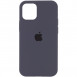 Чохол Silicone Case Full Protective (AA) для Apple iPhone 12 Pro / 12 (6.1") Сірий / Dark Grey