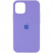 Чохол Silicone Case Full Protective (AA) для Apple iPhone 12 Pro / 12 (6.1") Бузковий / Dasheen