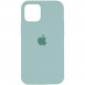 Чохол Silicone Case Full Protective (AA) для Apple iPhone 12 Pro / 12 (6.1") Бірюзовий / Beryl