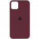 Чохол Silicone Case Full Protective (AA) для Apple iPhone 12 Pro / 12 (6.1") Бордовий / Plum