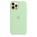 Чохол Silicone Case Full Protective (AA) для Apple iPhone 12 Pro / 12 (6.1") Зелений / Pistachio