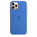 Чохол Silicone Case Full Protective (AA) для Apple iPhone 12 Pro / 12 (6.1") Синій / Capri Blue