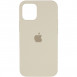 Чехол Silicone Case Full Protective (AA) для Apple iPhone 12 Pro Max (6.7") Бежевый / Antigue White