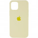 Чехол Silicone Case Full Protective (AA) для Apple iPhone 12 Pro Max (6.7") Желтый / Mellow Yellow