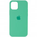 Чехол Silicone Case Full Protective (AA) для Apple iPhone 12 Pro Max (6.7") Зеленый / Spearmint