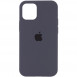 Чохол Silicone Case Full Protective (AA) для Apple iPhone 12 Pro Max (6.7") Сірий / Dark Grey