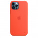 Чехол Silicone Case Full Protective (AA) для Apple iPhone 12 Pro Max (6.7") Оранжевый / Electric Orange