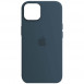 Чехол Silicone Case Full Protective (AA) для Apple iPhone 12 Pro Max (6.7") Синий / Abyss Blue