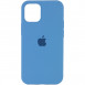 Чохол Silicone Case Full Protective (AA) для Apple iPhone 13 Pro Max (6.7") Блакитний / Cornflower