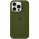 Чохол Silicone Case Full Protective (AA) для Apple iPhone 13 Pro Max (6.7") Зелений / Dark Olive