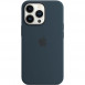 Чохол Silicone Case Full Protective (AA) для Apple iPhone 13 Pro Max (6.7") Синій / Abyss Blue