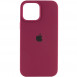 Чохол Silicone Case Full Protective (AA) для Apple iPhone 13 Pro (6.1") Бордовий / Maroon