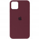 Чехол Silicone Case Full Protective (AA) для Apple iPhone 13 (6.1") Бордовый / Plum