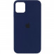 Чехол Silicone Case Full Protective (AA) для Apple iPhone 13 (6.1") Синий / Deep navy