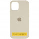 Чохол Silicone Case Full Protective (AA) для Apple iPhone 16 (6.1") Бежевий / Antigue White