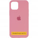 Чехол Silicone Case Full Protective (AA) для Apple iPhone 16 (6.1") Розовый / Light pink