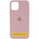 Чохол Silicone Case Full Protective (AA) для Apple iPhone 16 (6.1") Рожевий / Pink Sand