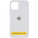 Чехол Silicone Case Full Protective (AA) для Apple iPhone 16 Pro (6.3") Белый / White