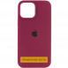 Чехол Silicone Case Full Protective (AA) для Apple iPhone 16 Pro (6.3") Бордовый / Maroon