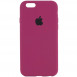 Чехол Silicone Case Full Protective (AA) для Apple iPhone 6/6s (4.7") Бордовый / Maroon