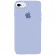 Чехол Silicone Case Full Protective (AA) для Apple iPhone 6/6s (4.7") Голубой / Lilac Blue