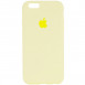 Чохол Silicone Case Full Protective (AA) для Apple iPhone 6/6s (4.7") Жовтий / Mellow Yellow