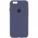 Чохол Silicone Case Full Protective (AA) для Apple iPhone 6/6s (4.7") Темний Синій / Midnight Blue