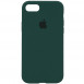 Чехол Silicone Case Full Protective (AA) для Apple iPhone 6/6s (4.7") Зеленый / Forest green
