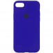 Чехол Silicone Case Full Protective (AA) для Apple iPhone 6/6s (4.7") Синий / Shiny blue