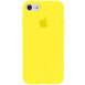 Чехол Silicone Case Full Protective (AA) для Apple iPhone 6/6s (4.7") Желтый / Neon Yellow