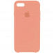 Чохол Silicone Case Full Protective (AA) для Apple iPhone 6/6s (4.7") Рожевий / Peach