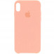 Чехол Silicone Case (AA) для Apple iPhone X (5.8") / XS (5.8") Розовый / Light Flamingo