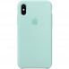 Чохол Silicone Case (AA) для Apple iPhone XS Max (6.5") Бірюзовий / Marine Green