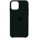 Чохол Silicone Case (AA) для Apple iPhone 11 Pro Max (6.5") Зелений / Black Green