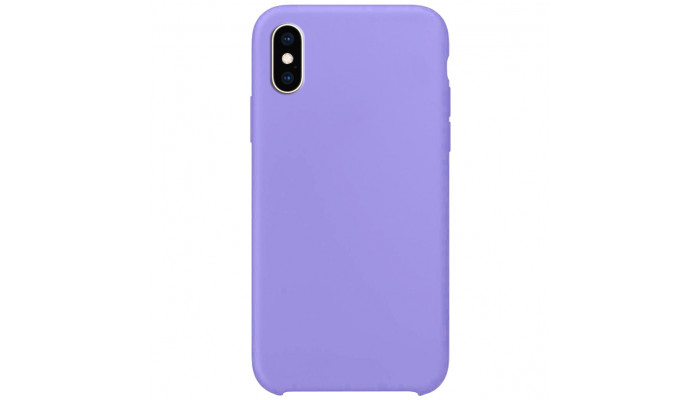 Чехол Silicone Case without Logo (AA) для Apple iPhone XS Max (6.5