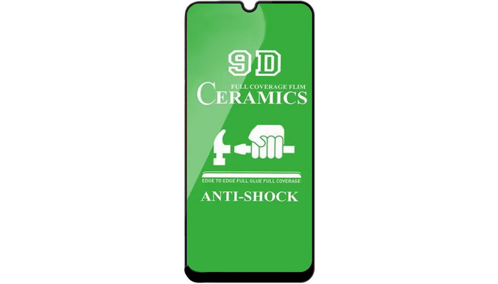 Захисна плівка Ceramics 9D (без упак.) для Samsung Galaxy A42 5G Чорний - фото