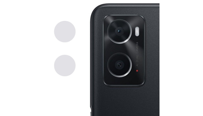 Гнучке захисне скло 0.18mm на камеру (тех.пак) для Oppo A76 4G Прозорий - фото