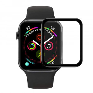 Полімерна плівка 3D (full glue) (тех.пак) для Apple watch 38mm Чорний