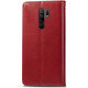 Кожаный чехол книжка GETMAN Gallant (PU) для Xiaomi Redmi Note 8 Pro Красный - фото