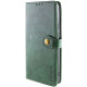Кожаный чехол книжка GETMAN Gallant (PU) для Samsung Galaxy A31 Зеленый - фото