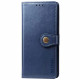 Кожаный чехол книжка GETMAN Gallant (PU) для Samsung Galaxy A54 5G Синий - фото