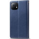 Шкіряний чохол книжка GETMAN Gallant (PU) для Xiaomi Mi 11 Синій - фото