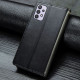 Кожаный чехол книжка GETMAN Gallant (PU) для Samsung Galaxy A32 4G Черный - фото